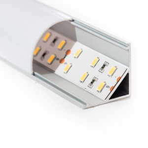 LED-lichthoek Aluminium LED-profiel 6063-T5 Aluminiumlegering Aluminium lineair licht