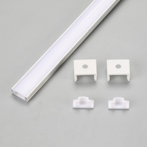 LED stijve strip SMD5050 SMD5630 aluminium profiel PC afdekprofiel LED strip afdekking voor LED-balkverlichting