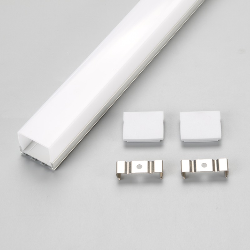 Aluminium kanaal voor LED-strip aluminium kanaal voor flexibele LED-lichtstrip diffuser