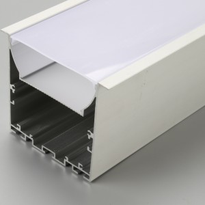 76X76 profiel voor LED-lamp LED-profiel lichtprofiel aluminium LED indirecte verlichting