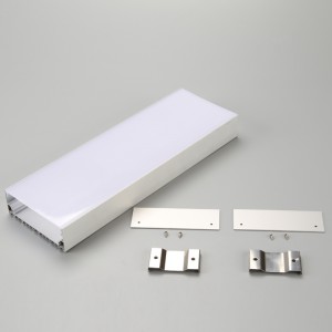 Op maat gemaakt 1m LED-strip aluminium kanaalprofiel