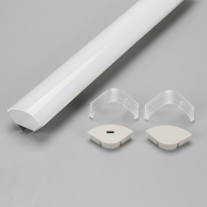 Breed geanodiseerd aluminium profiel voor LED-strip kanaal