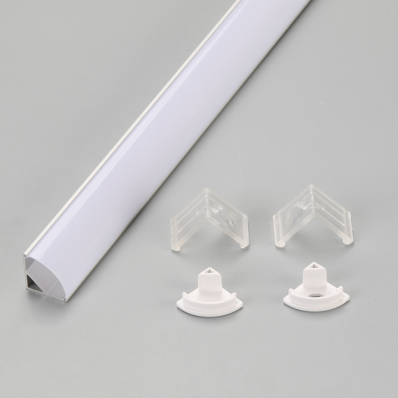 Hoek aluminium extrusie voor LED-strip lichtprofiel